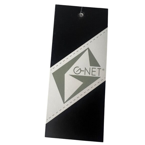 G-Net Mens XL White T-Shirt With Striped Sleeves Button Pocket Oversized Casual - Picture 9 of 9